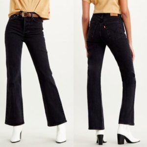 Levi's Women's Black Flare Jeans
